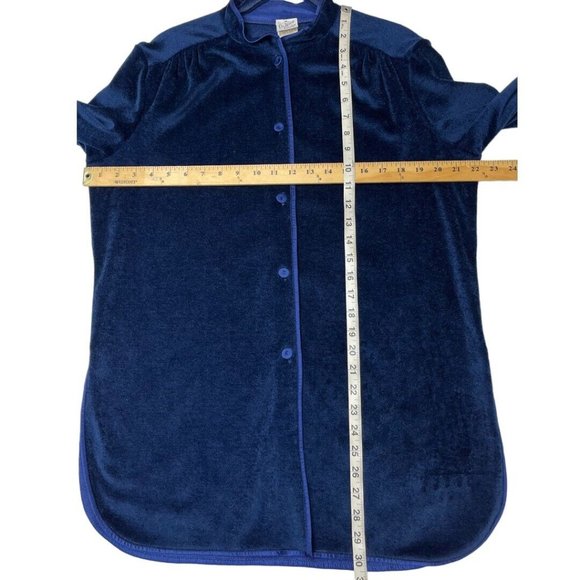 Vintage De Weese Two Piece Pants Set Pajama Button Front Shirt Size Large - Picture 6 of 10